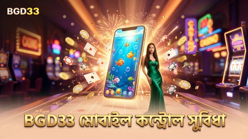 BGD33 প্ল্যাটফর্মে মোবাইল থেকে সহজ কন্ট্রোল সুবিধা