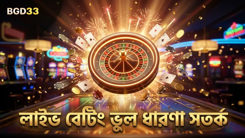 লাইভ বেটিং এর সময়ে ভুল ধারণা থেকে সতর্ক থাকতে হবে