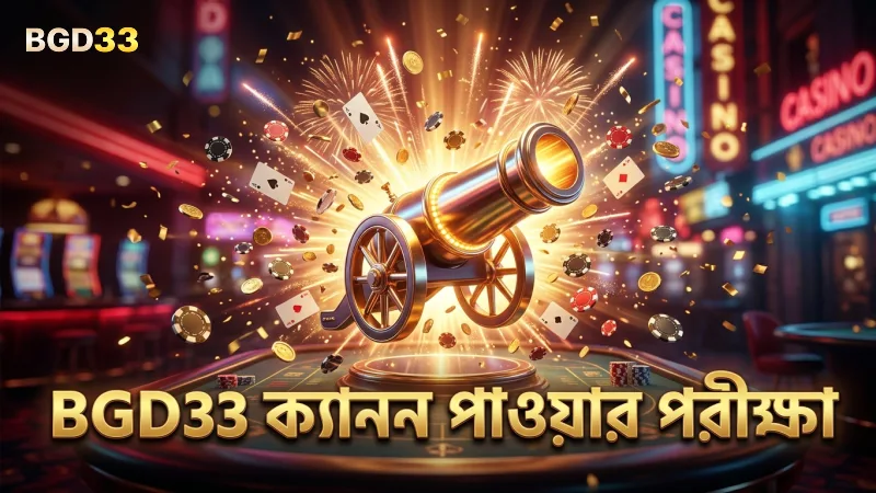 BGD33-এ ক্যানন পাওয়ার দিয়ে জ্যাকপট ফিশিং খেলার বাস্তব পরীক্ষা