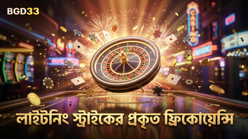 স্ট্রেইট-আপ বাজে লাইটনিং স্ট্রাইকের প্রকৃত ফ্রিকোয়েন্সি