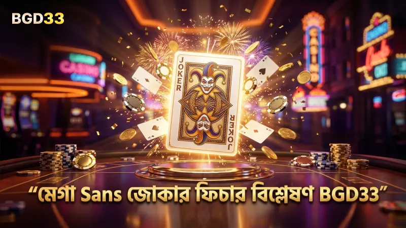 মেগা এস গেমের জোকার ফিচার মোবাইলে বিশ্লেষিত হয়েছে