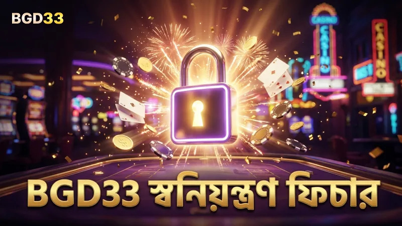 BGD33-এর স্ব-নিয়ন্ত্রণ ফিচার ব্যবহার করে নিরাপদ খেলা।