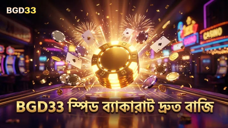 স্পিড ব্যাকারাটে প্রতি রাউন্ডে দ্রুত বাজির সুবিধা BGD33 দিয়ে