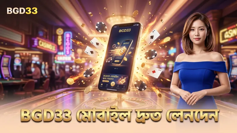 BGD33 মোবাইল প্ল্যাটফর্মে দ্রুত ও সহজ লেনদেনের অভিজ্ঞতা