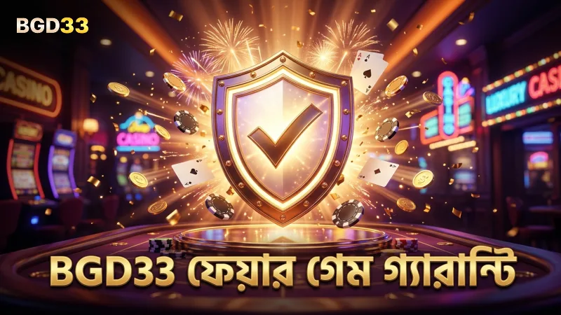 ফেয়ার র্যান্ডমনেস নিশ্চিত করে নিরাপদ খেলার পরিবেশ।