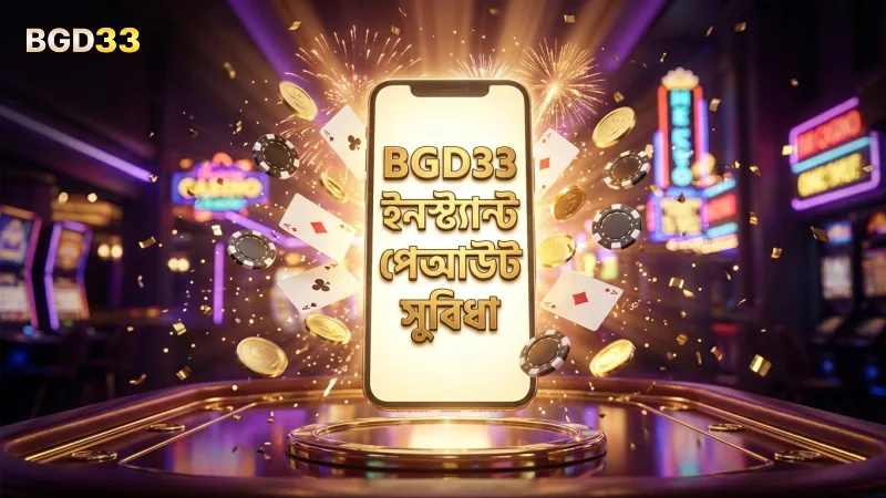 ইনস্ট্যান্ট পেআউটের সুবিধা BGD33 প্ল্যাটফর্মে
